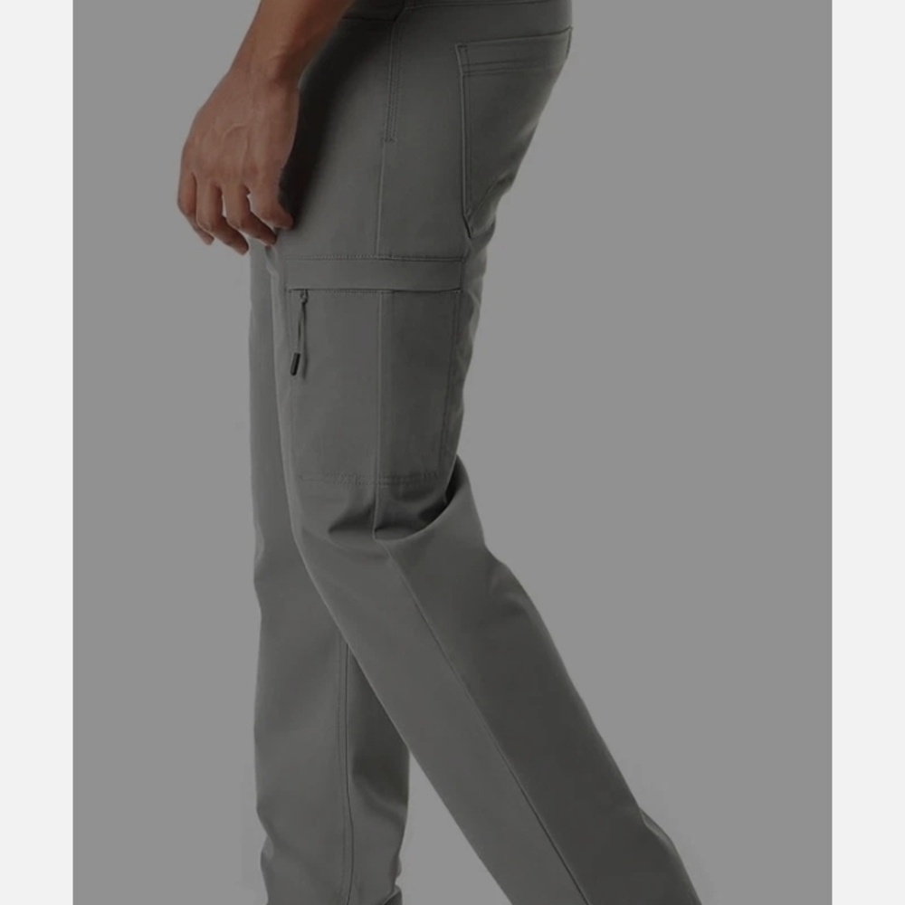 NWT BASS OUTDOOR TRENCHER COMMUTER PANTS FORGED IRON GRAY MENS 36 Cargo Pants